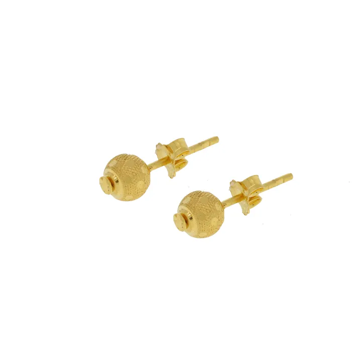 Earrings Andaaz Jewelers Classic Yellow Gold Earrings