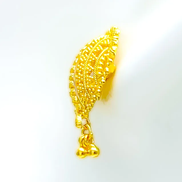 Earrings Andaaz Jewelers Luxurious Round 22k Gold Earrings