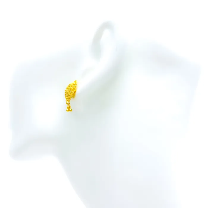 Earrings Andaaz Jewelers Luxurious Round 22k Gold Earrings