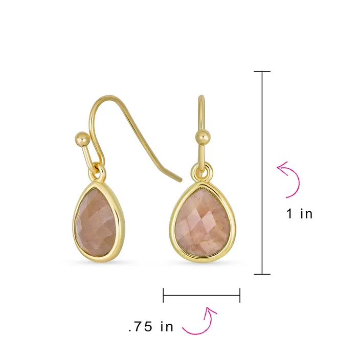 Earrings BlingJewelry Wholesale Gemstone Jewelry Set Teardrop Drop Earring Fish Hook Gold Plated Earrings BlingJewelry Wholesale Gemstone Jewelry Set Teardrop Drop Earring Fish Hook Gold Plated