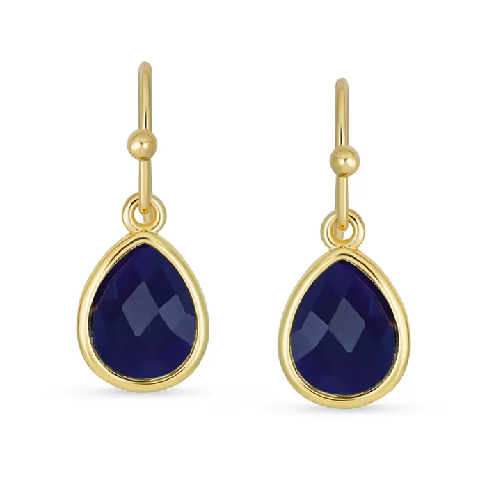 Earrings BlingJewelry Wholesale Gemstone Jewelry Set Teardrop Drop Earring Fish Hook Gold Plated Earrings BlingJewelry Wholesale Gemstone Jewelry Set Teardrop Drop Earring Fish Hook Gold Plated