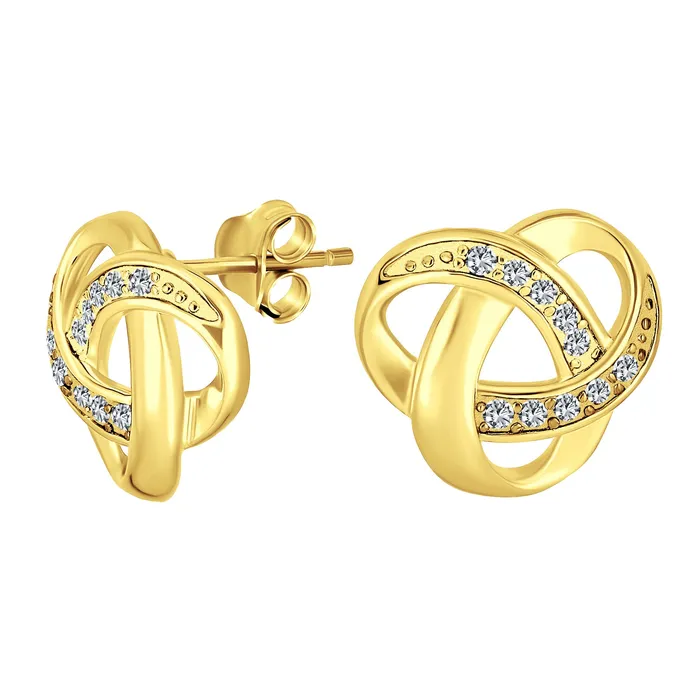 Earrings BlingJewelry Wholesale Pave CZ Stud Earrings Interlocking Love Knot Cubic Zirconia 14K Rose Gold Sterling Earrings BlingJewelry Wholesale Pave CZ Stud Earrings Interlocking Love Knot Cubic Zirconia 14K Rose Gold Sterling