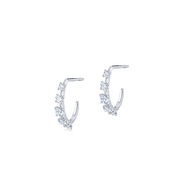 Earrings Kwiat Kwiat Starry Night Petite Hoop Earrings