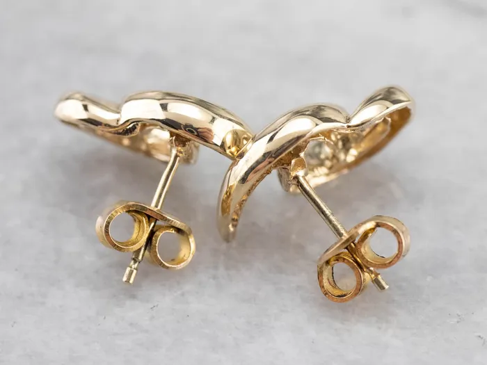 Earrings Market Square Jewelers Modern Yellow Gold Stud Earrings Earrings Market Square Jewelers Modern Yellow Gold Stud Earrings