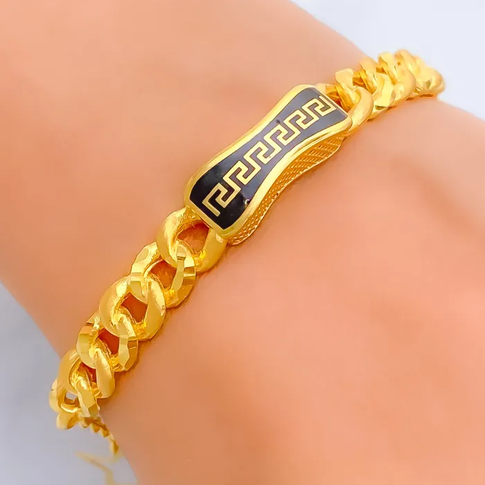 Everlasting Flawless 21K Gold Flexi Bangle Bracelet Andaaz Jewelers Bracelets