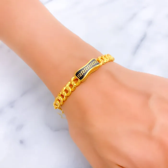 Everlasting Flawless 21K Gold Flexi Bangle Bracelet Andaaz Jewelers Bracelets