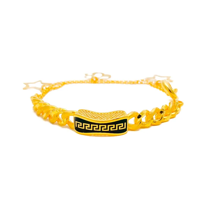 Everlasting Flawless 21K Gold Flexi Bangle Bracelet Andaaz Jewelers Bracelets