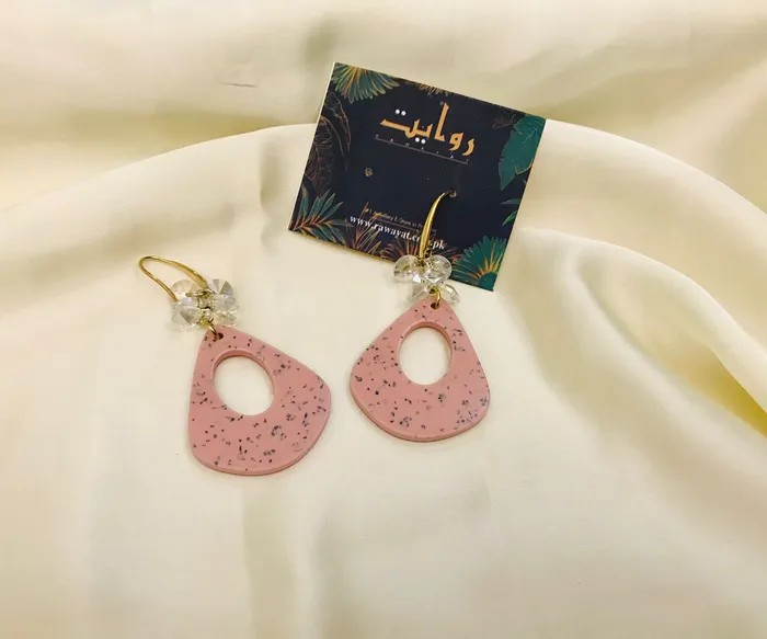 Fancy Earring374 Pink Mtm Earrings