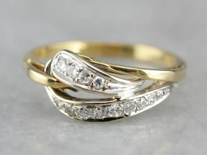 Free Form Abstract Ladies Diamond and Gold Ring Market Square Jewelers Rings Free Form Abstract Ladies Diamond and Gold Ring Market Square Jewelers Rings