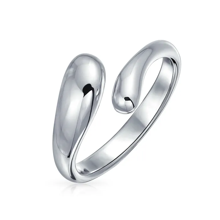 Geometric Teardrop Silver Ring Band Sterling Polished BlingJewelry Wholesale Rings Geometric Teardrop Silver Ring Band Sterling Polished BlingJewelry Wholesale Rings