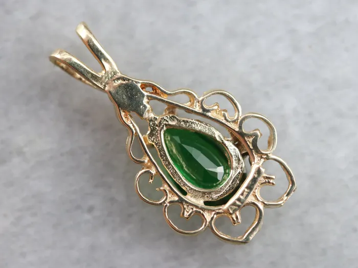 Gold Tsavorite Garnet Pendant Market Square Jewelers PreStyled Sets Gold Tsavorite Garnet Pendant Market Square Jewelers PreStyled Sets