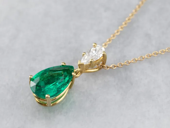 Gorgeous Emerald and Diamond Necklace Market Square Jewelers Necklaces Gorgeous Emerald and Diamond Necklace Market Square Jewelers Necklaces