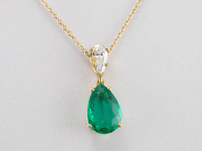 Gorgeous Emerald and Diamond Necklace Market Square Jewelers Necklaces Gorgeous Emerald and Diamond Necklace Market Square Jewelers Necklaces