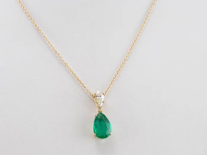 Gorgeous Emerald and Diamond Necklace Market Square Jewelers Necklaces Gorgeous Emerald and Diamond Necklace Market Square Jewelers Necklaces