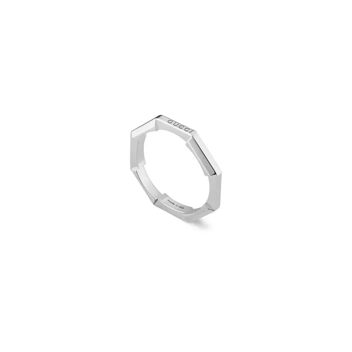 Gucci Rings Gucci Link to Love Mirrored Ring Gucci Rings Gucci Link to Love Mirrored Ring