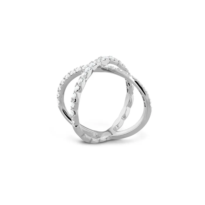 Hearts On Fire Lorelei Diamond Cris Cross Ring Hearts on Fire Rings