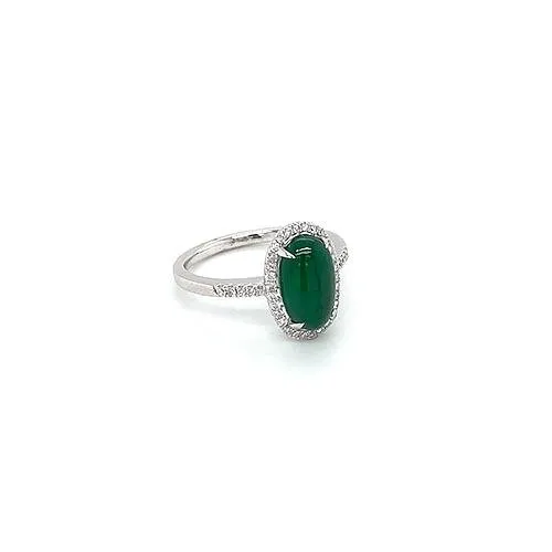Jade Diamond Ring CH Collection Rings