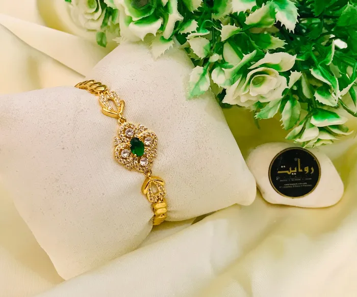 KJ Bracelets Zircon Bracelet10 Green KJ Bracelets Zircon Bracelet10 Green