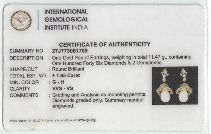 Magnificent Rose Gold Diamond 18k Gold Jhumkis Andaaz Jewelers PreStyled Sets