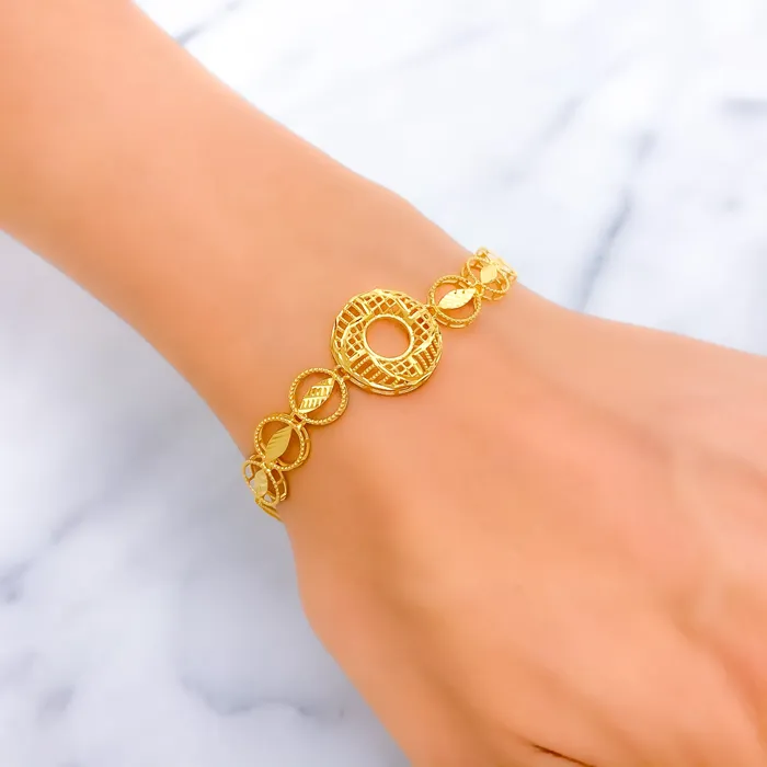 Majestic Glowing 21k Gold Bracelet Andaaz Jewelers Bracelets