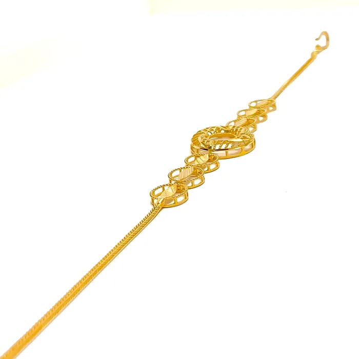Majestic Glowing 21k Gold Bracelet Andaaz Jewelers Bracelets