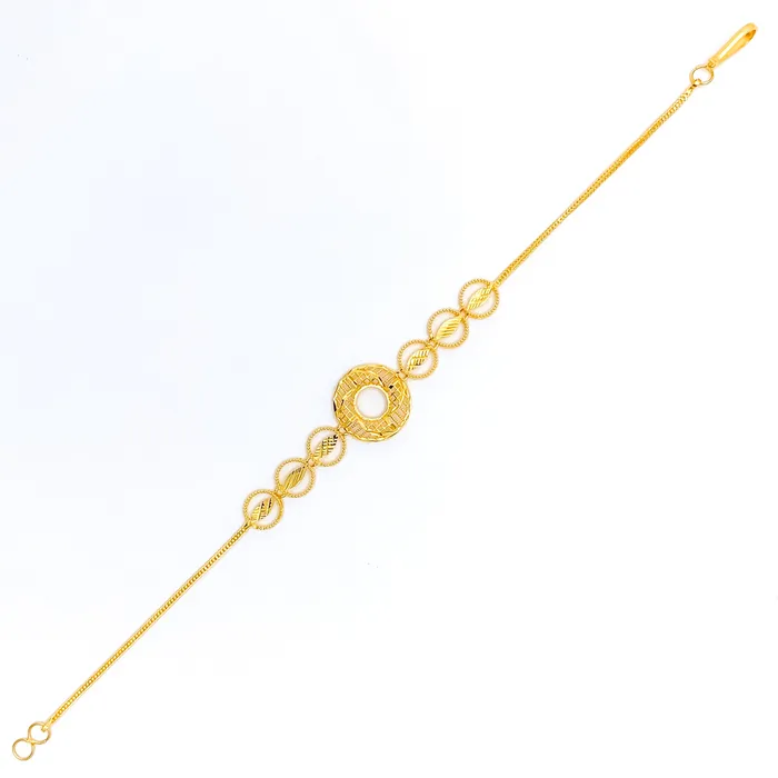 Majestic Glowing 21k Gold Bracelet Andaaz Jewelers Bracelets