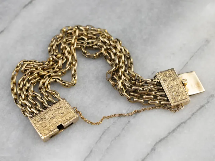 Market Square Jewelers Antique Multi Strand Chain Bracelet Bracelets Market Square Jewelers Antique Multi Strand Chain Bracelet Bracelets