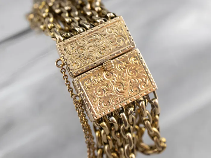 Market Square Jewelers Antique Multi Strand Chain Bracelet Bracelets Market Square Jewelers Antique Multi Strand Chain Bracelet Bracelets