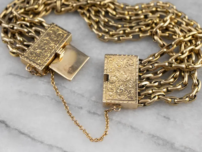 Market Square Jewelers Antique Multi Strand Chain Bracelet Bracelets Market Square Jewelers Antique Multi Strand Chain Bracelet Bracelets