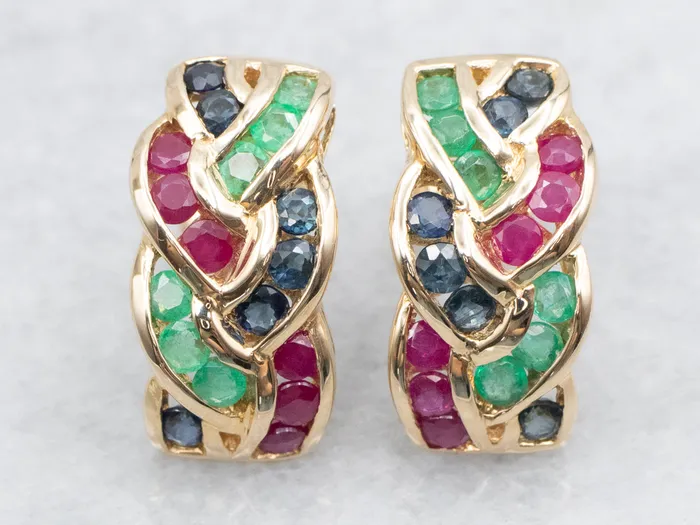 Market Square Jewelers Earrings HighQuality Sapphire Emerald and Ruby Drop Earrings Market Square Jewelers Earrings HighQuality Sapphire Emerald and Ruby Drop Earrings