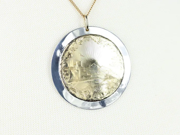 Market Square Jewelers Necklaces Gold and Silver Diamond Eagle Pendant Market Square Jewelers Necklaces Gold and Silver Diamond Eagle Pendant