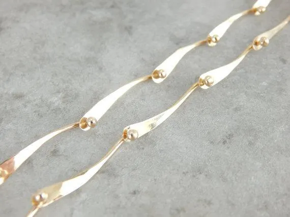 Market Square Jewelers Necklaces Hand Made Modernist Yellow Gold Necklace Market Square Jewelers Necklaces Hand Made Modernist Yellow Gold Necklace