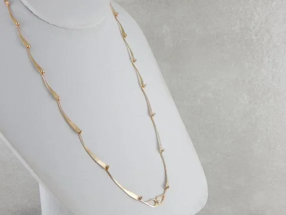 Market Square Jewelers Necklaces Hand Made Modernist Yellow Gold Necklace Market Square Jewelers Necklaces Hand Made Modernist Yellow Gold Necklace