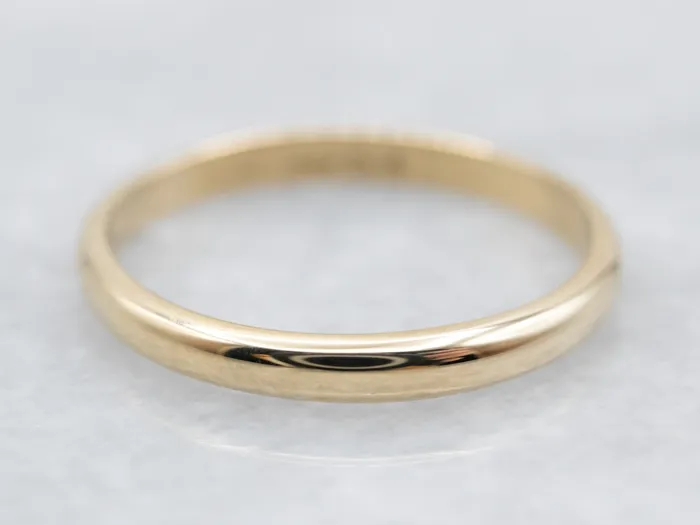 Market Square Jewelers Rings 14K Yellow Gold Classic Band