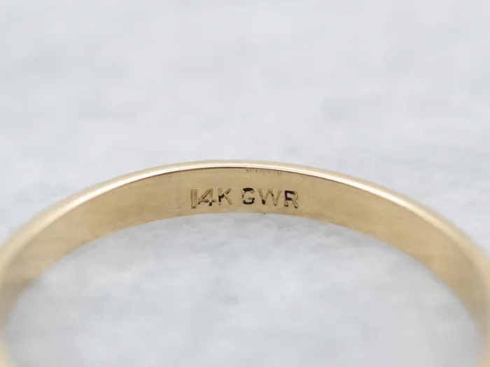 Market Square Jewelers Rings 14K Yellow Gold Classic Band Market Square Jewelers Rings 14K Yellow Gold Classic Band