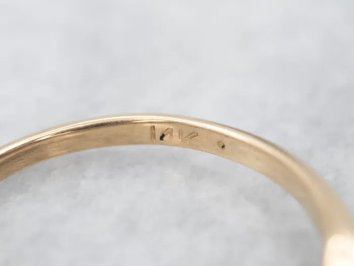 Market Square Jewelers Rings 14K Yellow Gold Diamond Engagement Ring