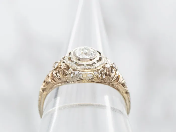 Market Square Jewelers Rings Art Deco Old Mine Cut Diamond Engagement Ring Market Square Jewelers Rings Art Deco Old Mine Cut Diamond Engagement Ring