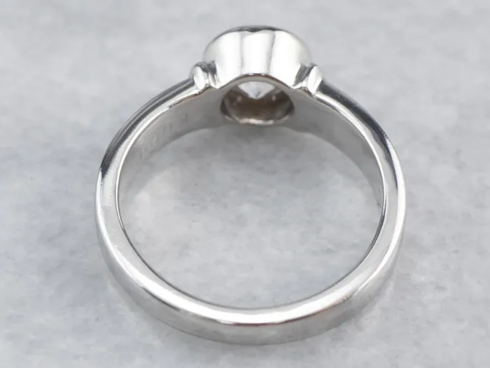 Market Square Jewelers Rings Bezel Set Diamond Platinum Solitaire Engagement Ring Market Square Jewelers Rings Bezel Set Diamond Platinum Solitaire Engagement Ring
