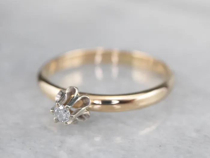 Market Square Jewelers Rings Buttercup Diamond Solitaire Engagement Ring