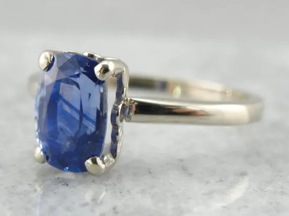 Market Square Jewelers Rings Cornflower Blue Sapphire Solitaire Engagement Ring Market Square Jewelers Rings Cornflower Blue Sapphire Solitaire Engagement Ring