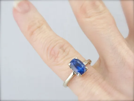 Market Square Jewelers Rings Cornflower Blue Sapphire Solitaire Engagement Ring Market Square Jewelers Rings Cornflower Blue Sapphire Solitaire Engagement Ring