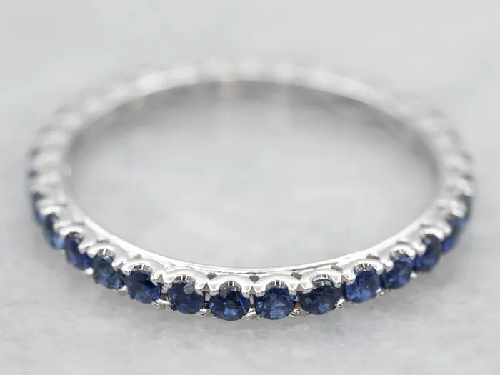Market Square Jewelers Rings Luxurious White Gold Sapphire Eternity Wedding Band Market Square Jewelers Rings Luxurious White Gold Sapphire Eternity Wedding Band