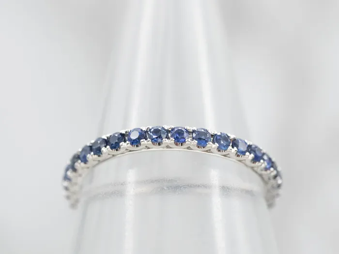 Market Square Jewelers Rings Luxurious White Gold Sapphire Eternity Wedding Band Market Square Jewelers Rings Luxurious White Gold Sapphire Eternity Wedding Band