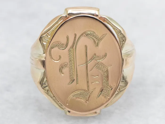 Market Square Jewelers Rings Old English Engraved Letter H Gold Signet Ring Market Square Jewelers Rings Old English Engraved Letter H Gold Signet Ring