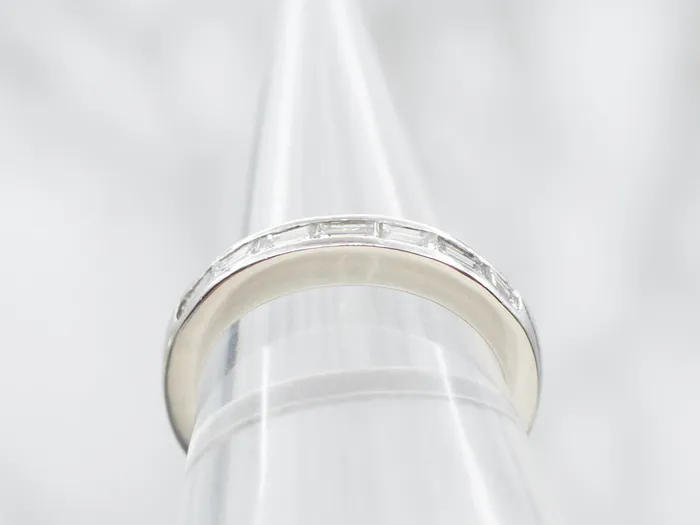 Market Square Jewelers Rings Platinum Baguette Cut Diamond Band Market Square Jewelers Rings Platinum Baguette Cut Diamond Band