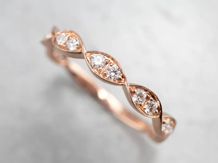 Market Square Jewelers Rings Rose Gold Diamond Wedding Band Market Square Jewelers Rings Rose Gold Diamond Wedding Band