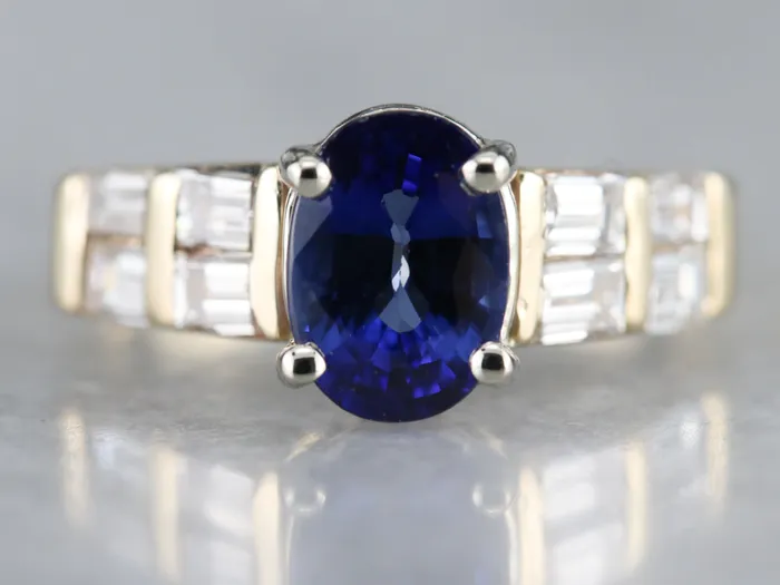 Market Square Jewelers Rings Sapphire and Diamond Anniversary Ring