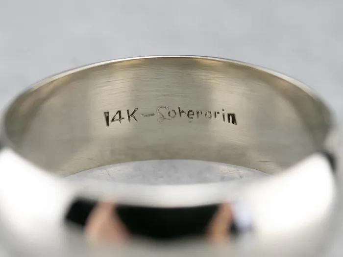 Market Square Jewelers Rings Sleek White Gold Band Market Square Jewelers Rings Sleek White Gold Band