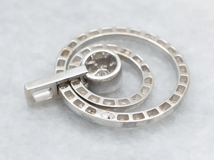 Market Square Jewelers Rings Triple Diamond Halo Ring Pendant