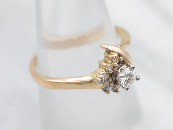 Market Square Jewelers Vintage Gold Diamond Bypass Ring Rings Market Square Jewelers Vintage Gold Diamond Bypass Ring Rings